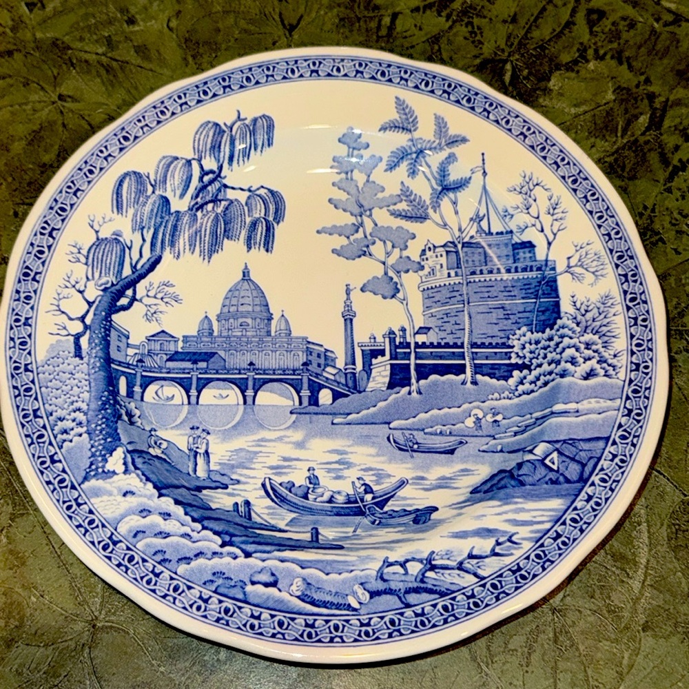 Spode Blue Room collection Rome plate inches excellent condition